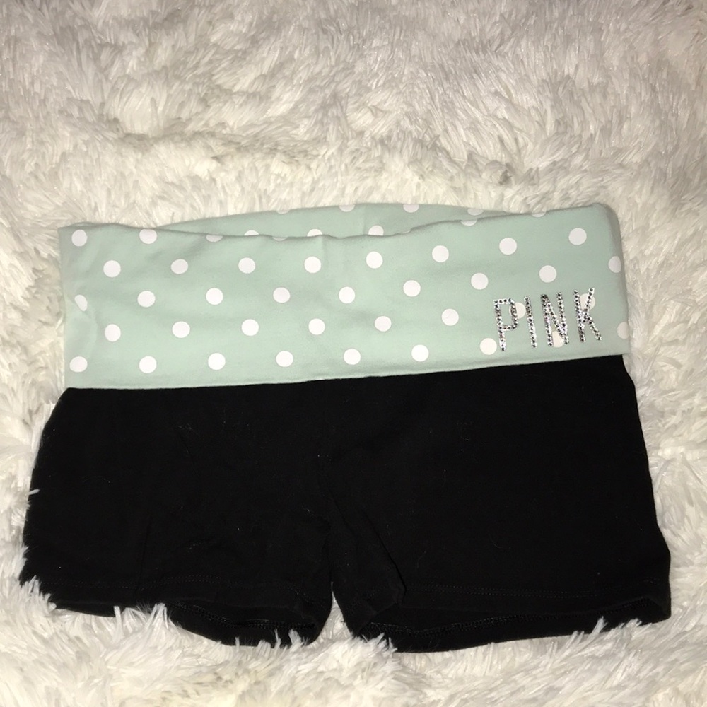 PINK yoga shorts